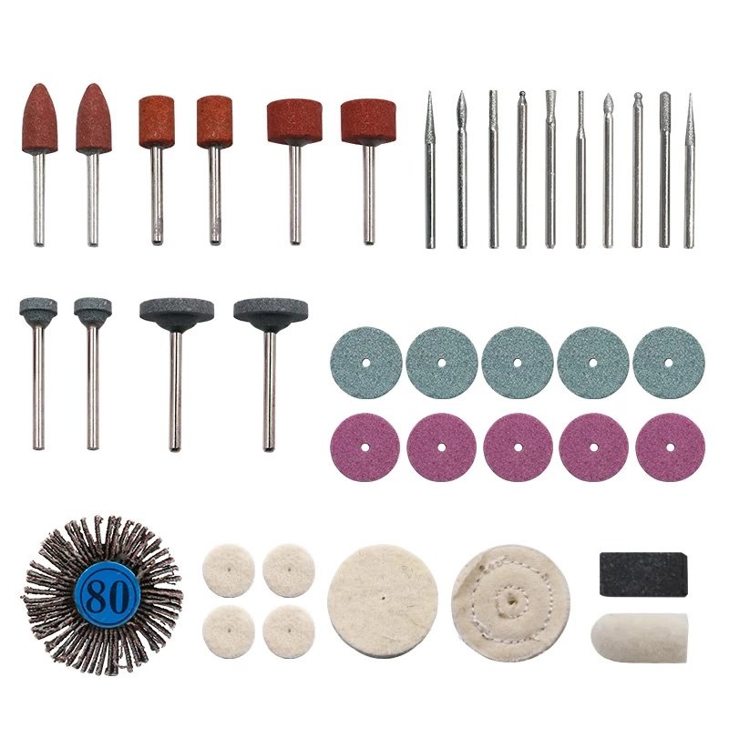 Micro Drill Rotary Tool Accessories Set Electric Mini Drill Engraver Grinding Polishing Kit Power Abrasive Tools for Woodworking