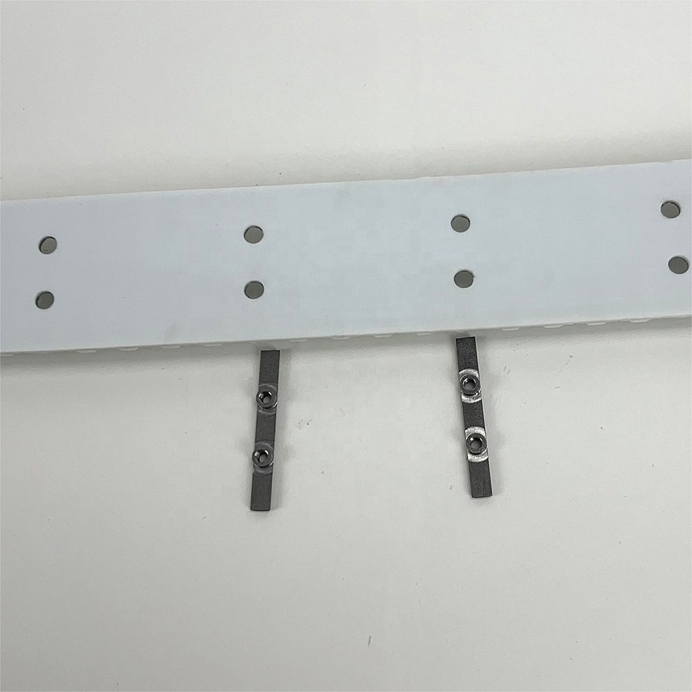 H pitch tooth pulley pu timing belt with false metal tooth polyurethane synchronous belt for transmission