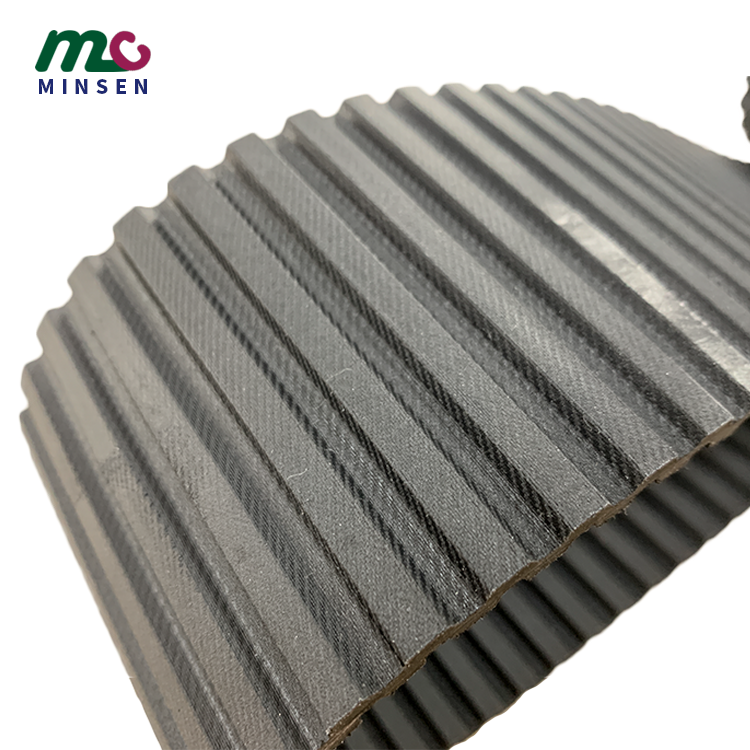 High quality cheap black industrial direct sale double side teeth timing belt