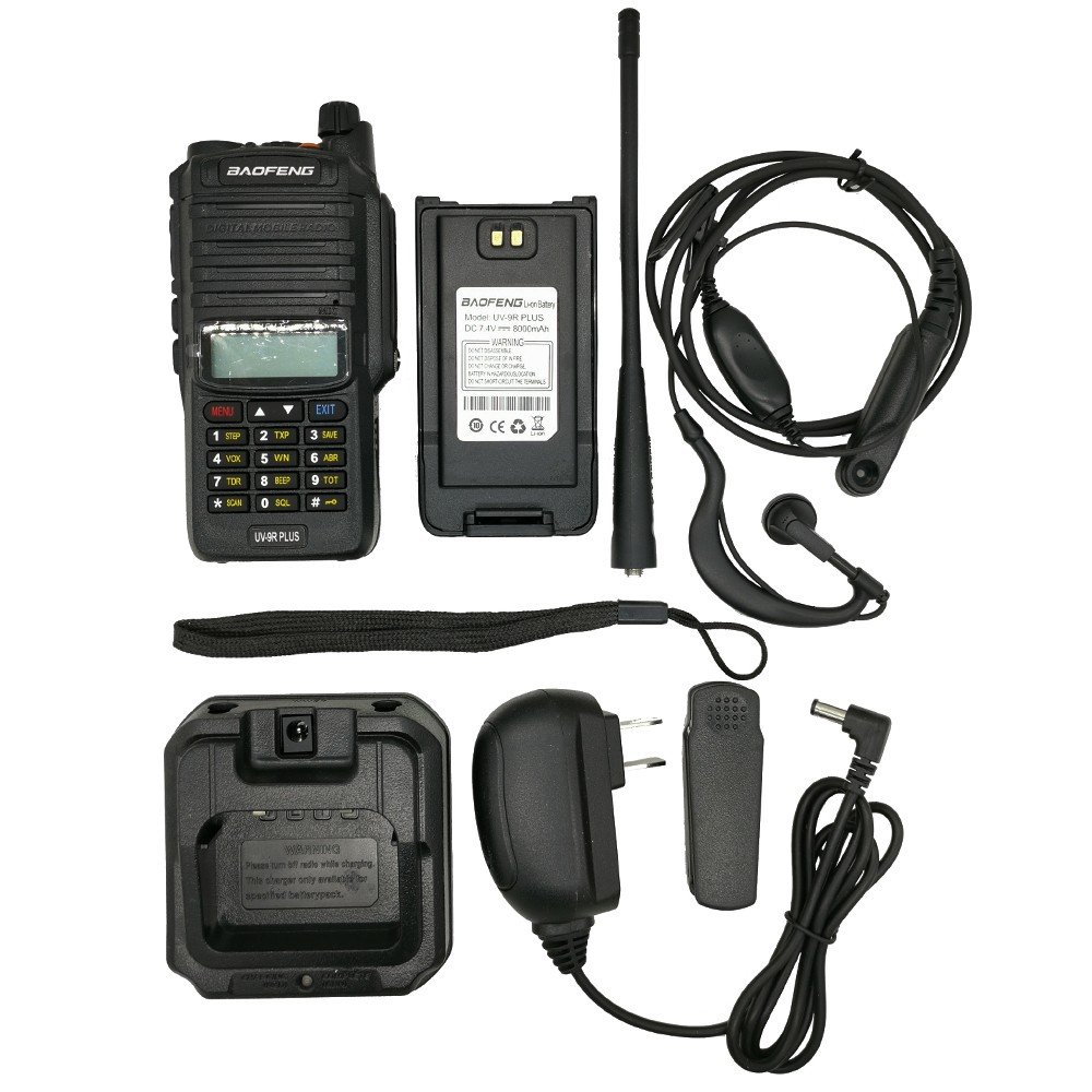 Baofeng UV-9R Plus IP68 Walkie Talkie High Power CB Ham 10KM Long Range UV9R portable Waterproof Two Way Radio