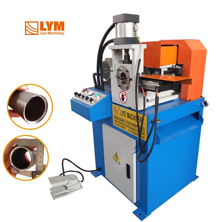 DJ80 Single head met pipe and bar chamfering machine tube end finishing machine Bolt and nut chamfering machine