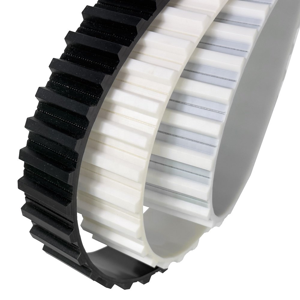 High Strength Black Pu Powerful Transmission Welded Joint Timing Belt with steel cord