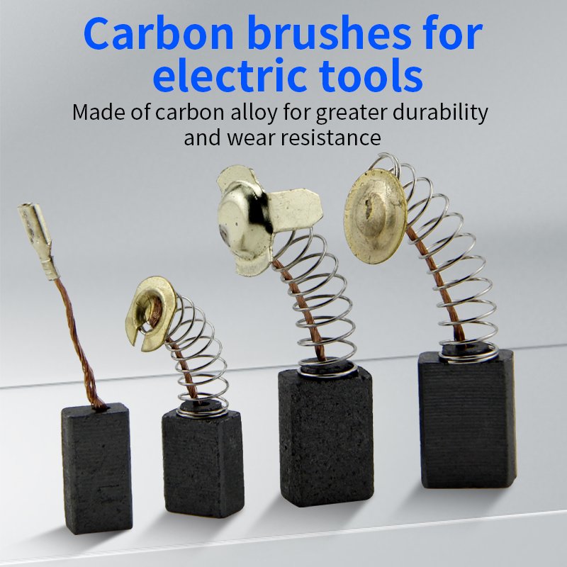 Industrial Electric Tools Carbon Brushes for Drills Pickaxes Polishing & Cutting Machines Hammer Accessories Electric Tool Set