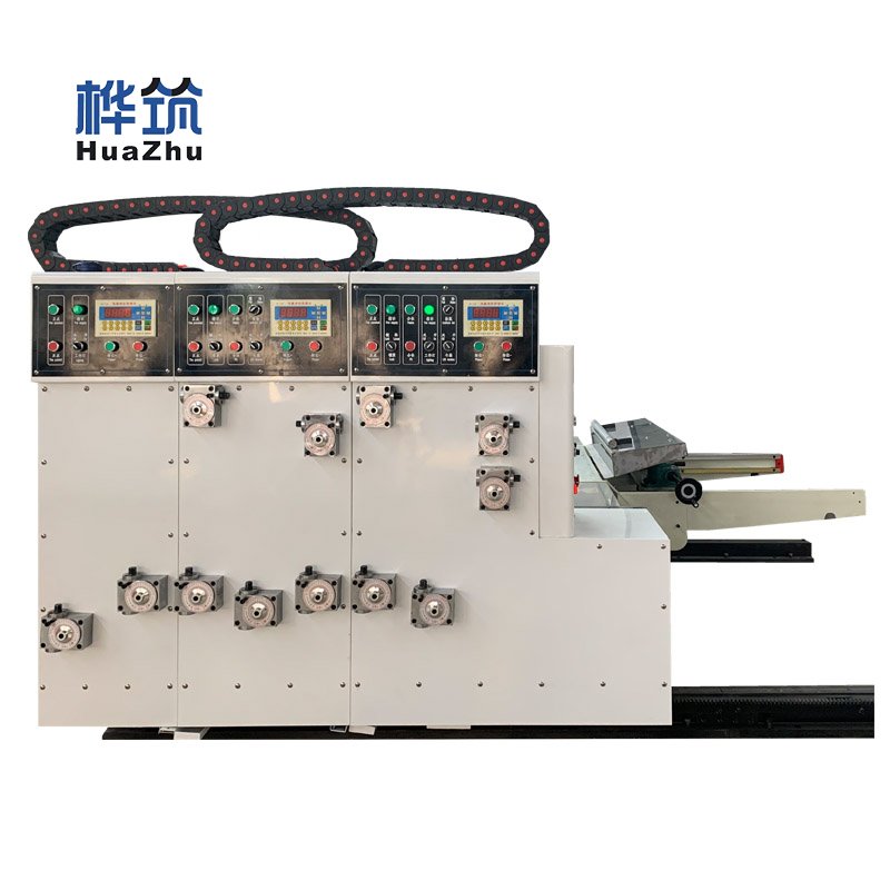 Auto Corrugated Box Manufacturing Machinery Trade Carton Cardboard Boxes Die Cut Production Line Making Machine With Printing