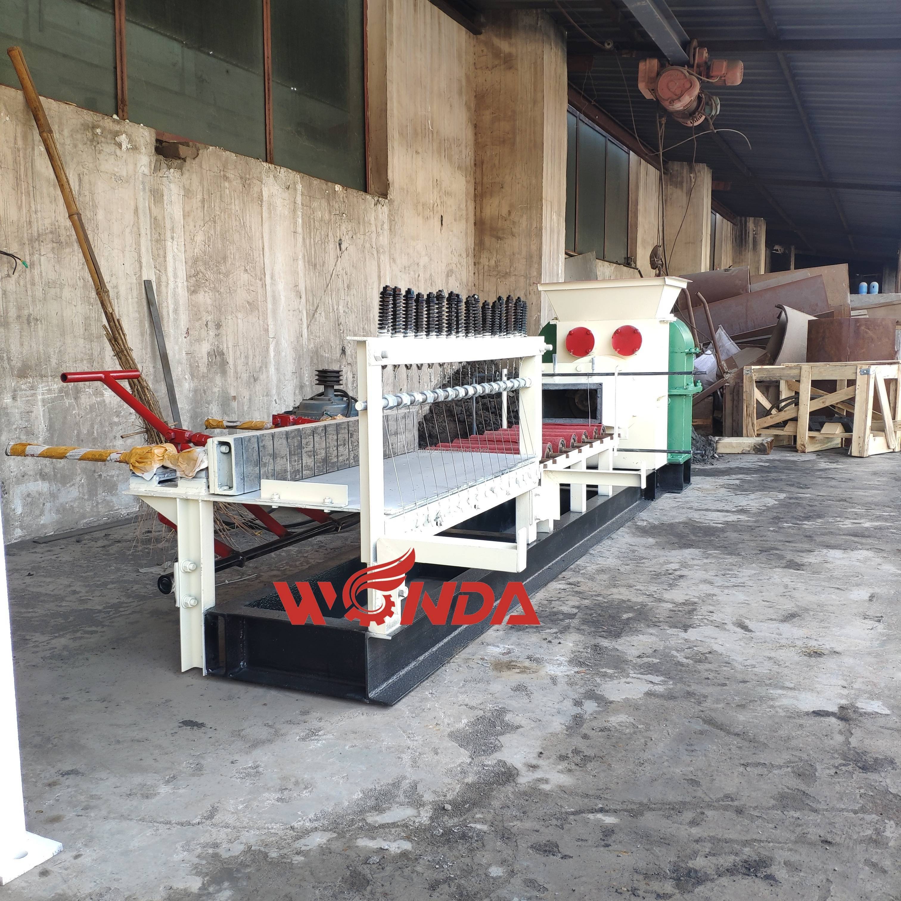 Mini Brick Production Line Red Clay Mud Bricks Making Machine Price Lowest Price Fired Clay Earth Soil Bricks Making Machinery
