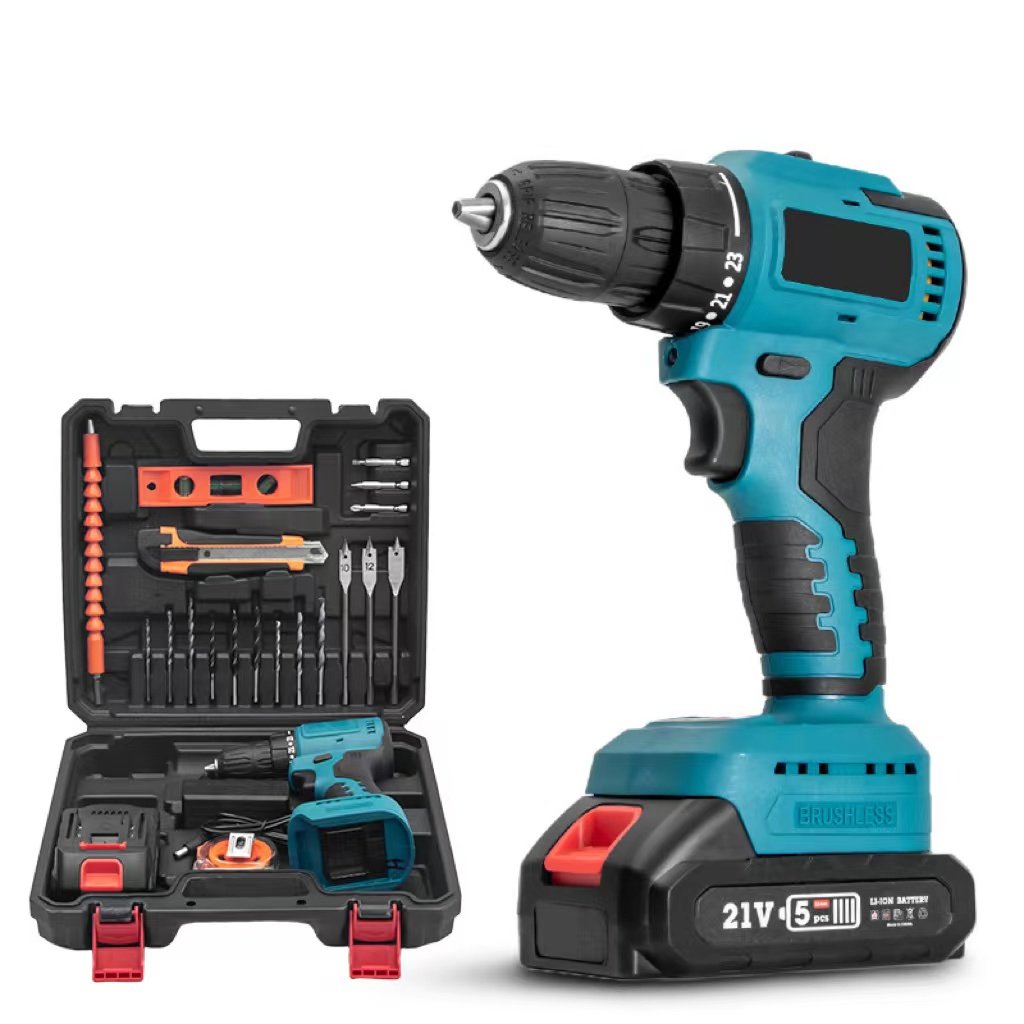 Factory Direct Sale Hand Power Tools Machine drill power tool Cordless Drills electric impact drill with accessories