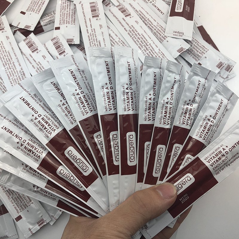 100 Pcs/bag Tattoo Aftercare Cream Vitamin Ointment A&D Anti Scar Tattoo Repair Gel for Tattoo Body Art Permanent Makeup