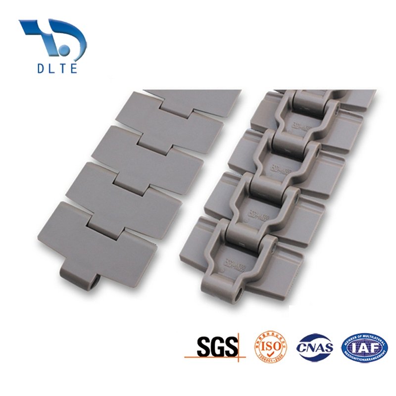Thermoplastic Flat Top Chain 880M Magnetic Curve Chain POM/PP/PE China Factory Direct