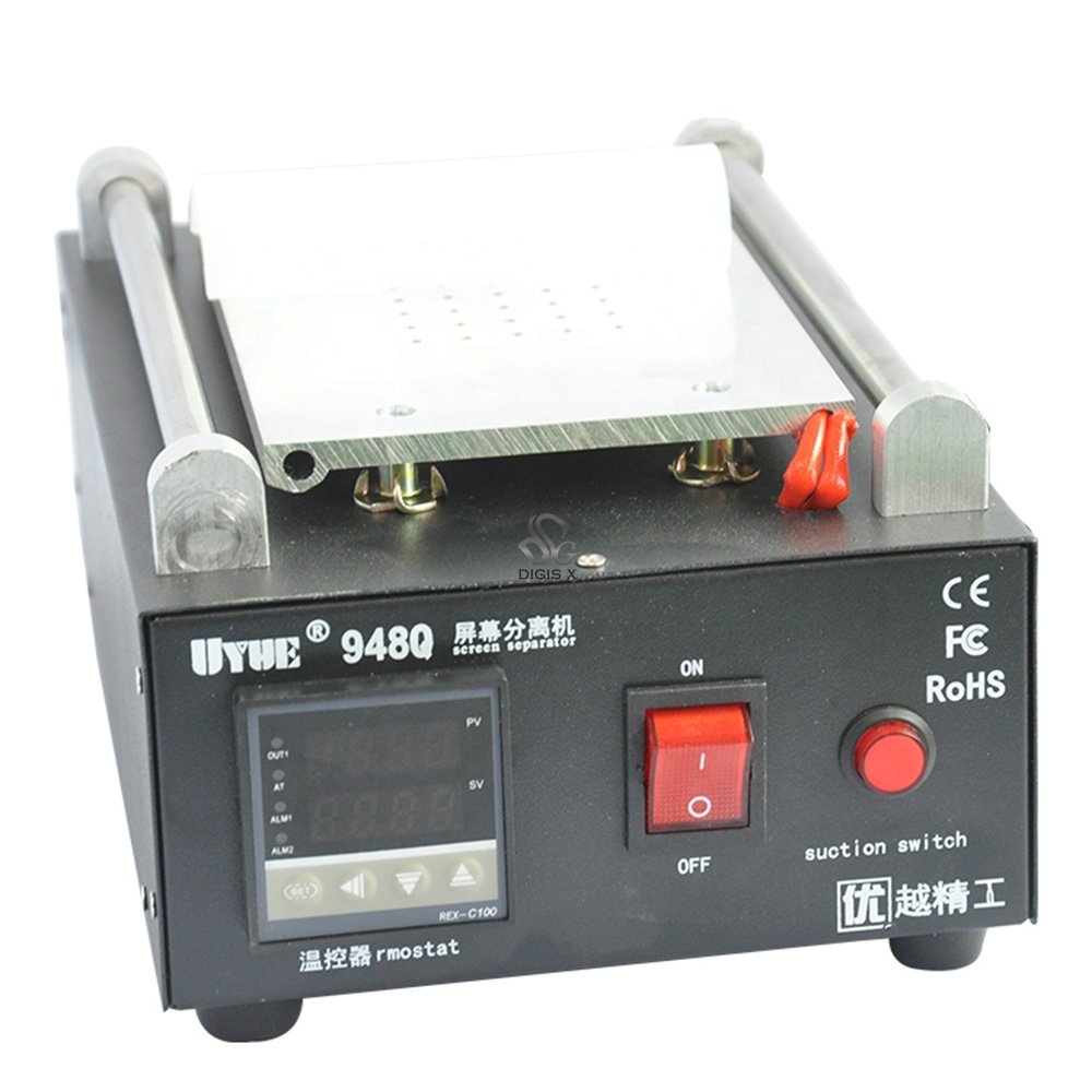 948Q Built-in Pump Vacuum Metal Body Glass LCD Screen Separator Machine Max 7 Inches