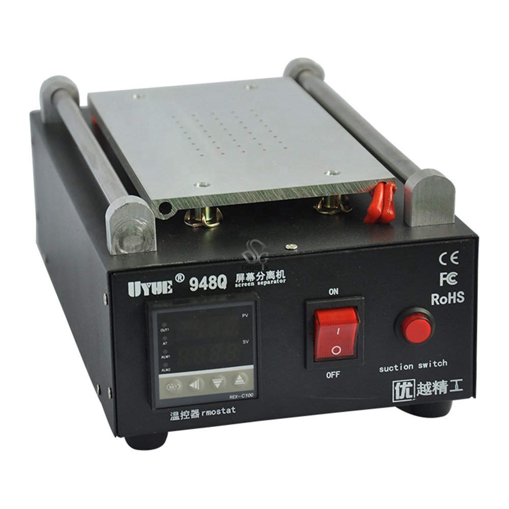948Q Built-in Pump Vacuum Metal Body Glass LCD Screen Separator Machine Max 7 Inches