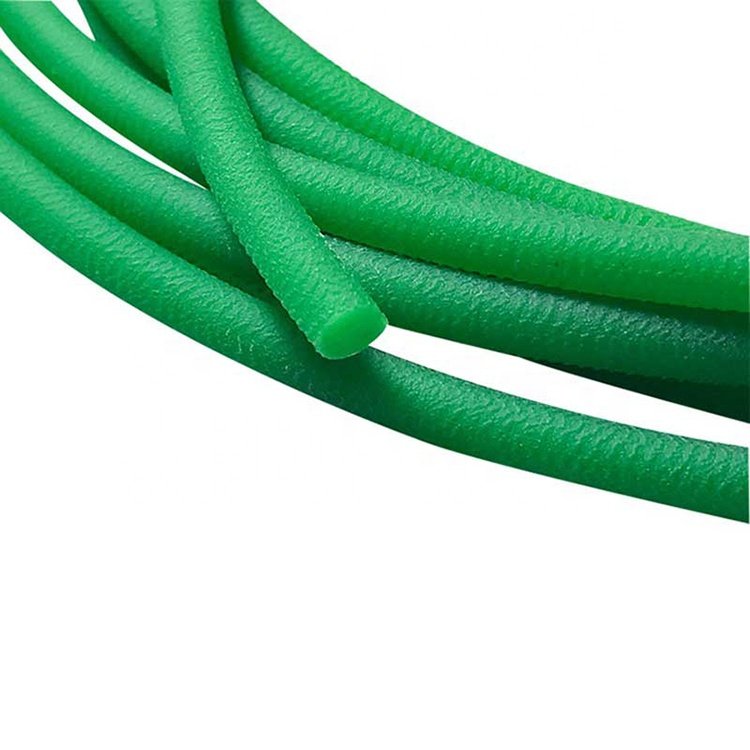 factory direct rough surface PU polycord endless round belt for tempering furnace