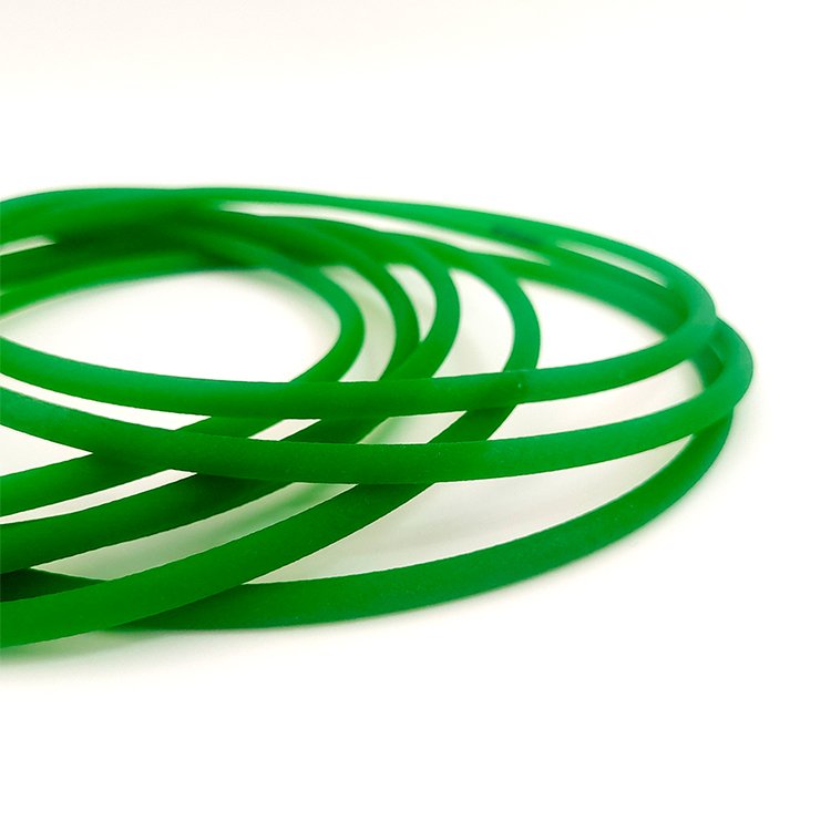 factory direct rough surface PU polycord endless round belt for tempering furnace