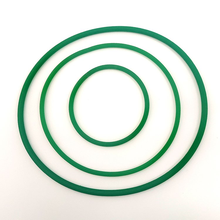 factory direct rough surface PU polycord endless round belt for tempering furnace