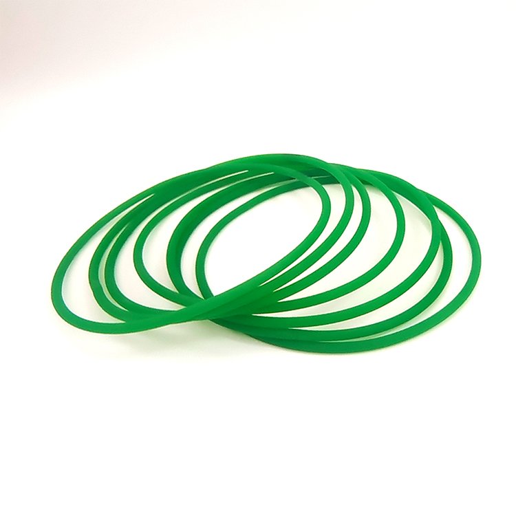 factory direct rough surface PU polycord endless round belt for tempering furnace