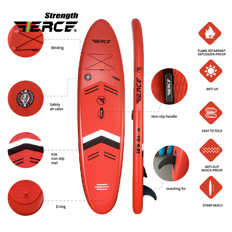 Surf Board Propeller Motor Sup Board With Electric Fin Stand up Paddle Board for Water Sports