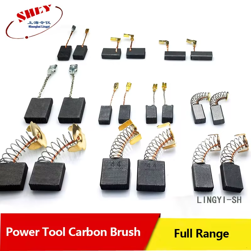 Various Types of Carbon Brushes Angle Grinderelectric Drills Power Tool Accessories