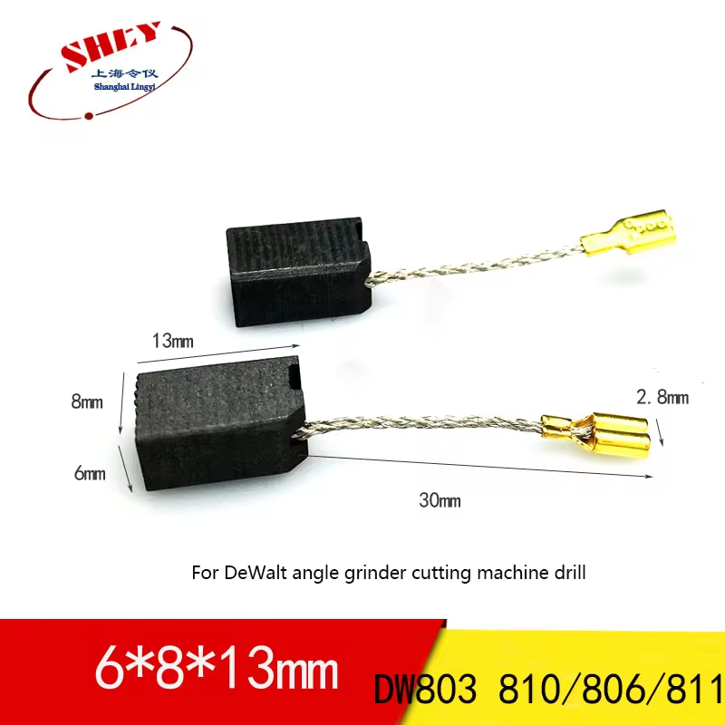 Various Types of Carbon Brushes Angle Grinderelectric Drills Power Tool Accessories