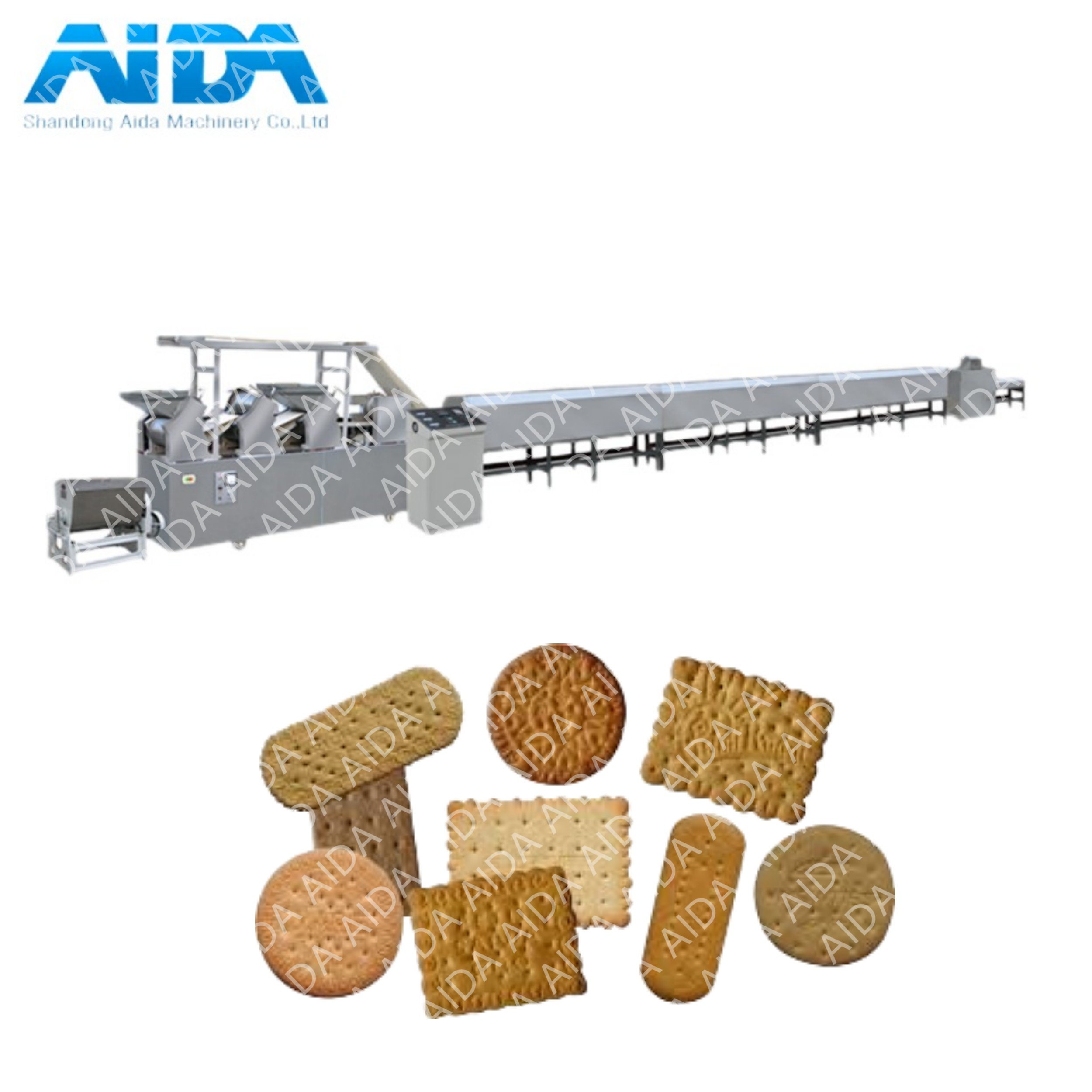 Automatic High Speed Biscuit Cookie Sandwich Baking Packing Equipment Making Production Machines