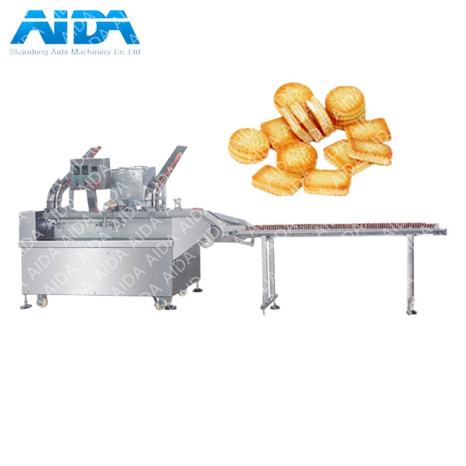 Automatic High Speed Biscuit Cookie Sandwich Baking Packing Equipment Making Production Machines