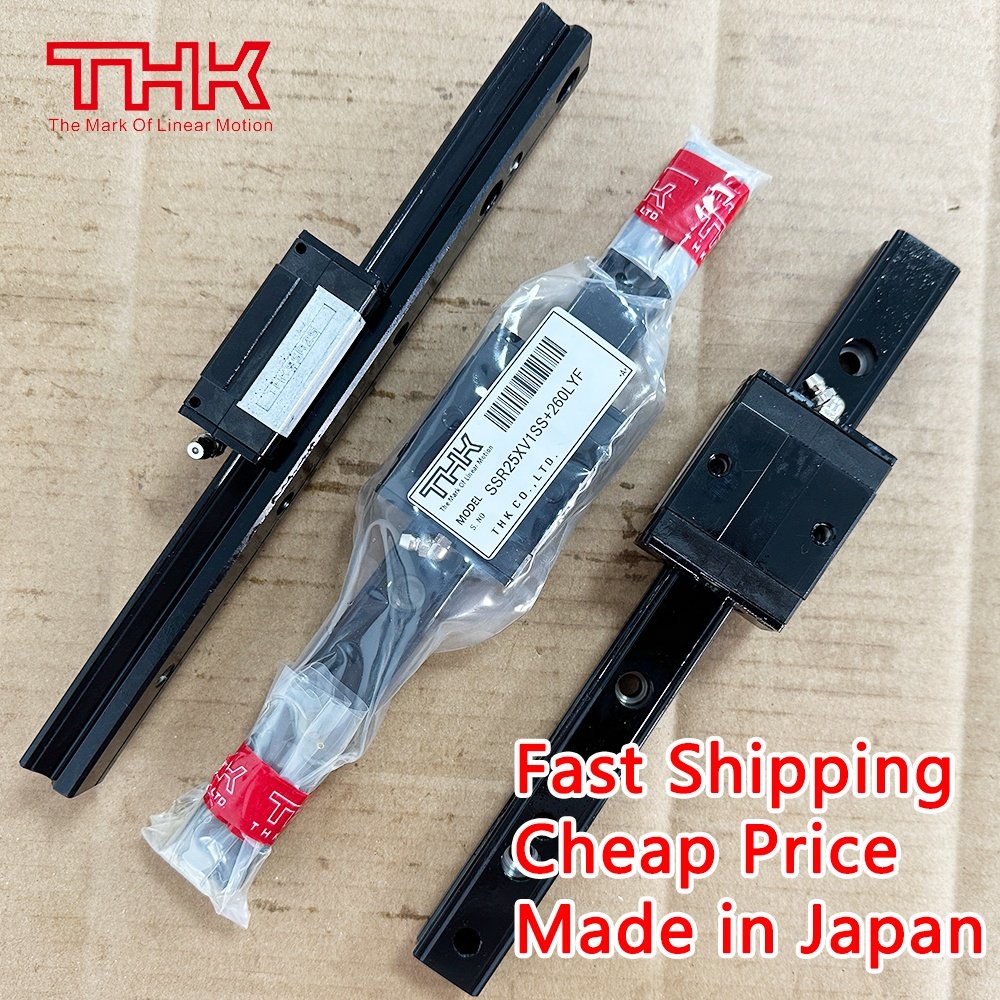 Japan Original TH K SSR25 SSR25XW1UU SSR25XW1SS SSR25XW SSR25XWM SSR25XV SSR25XVM Black Luster Slide Block Linear Guide Rail