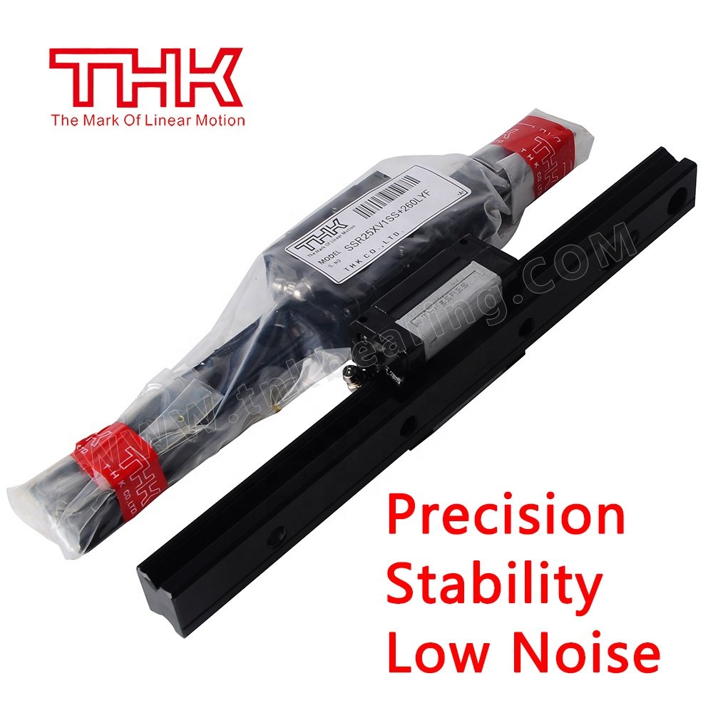Japan Original TH K SSR25 SSR25XW1UU SSR25XW1SS SSR25XW SSR25XWM SSR25XV SSR25XVM Black Luster Slide Block Linear Guide Rail