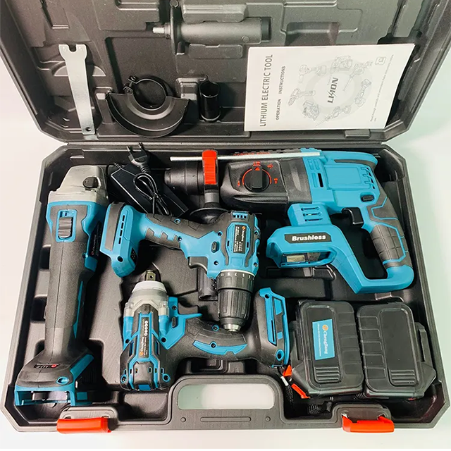Wholesale Professional 20V Electric Cordless Tool Kits Power Tool Combo Kits