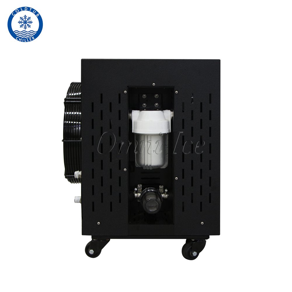 OMNI 1.5 HP Blast Cold Water Bath Ice Plunge Pump Motor Compressor Custom Logo 220V New Condition 5HP Cooling Capability