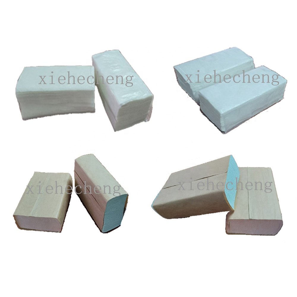 Full Automatic Hand Towel PE Plastic Film Packing Machine Production Line