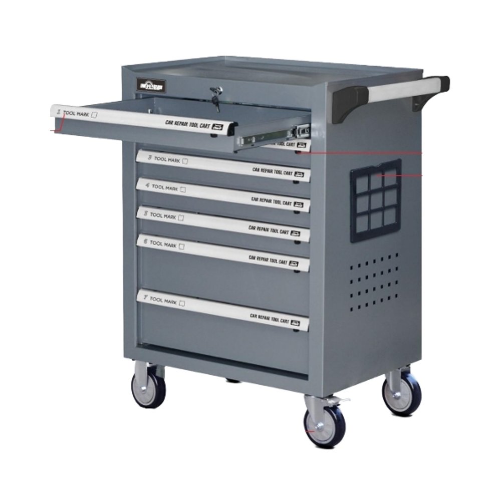 Mobile Auto Repair Tool Cabinets Wheel-Based Vehicle Tools with Drawers for Car Body Repair