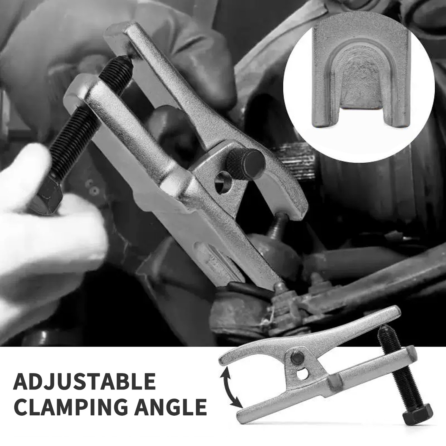 5pcs Press Hydraulic Ball Joint Remover Tool Kit U Joint Arm Puller Ball Joint Separator Set For Car Application