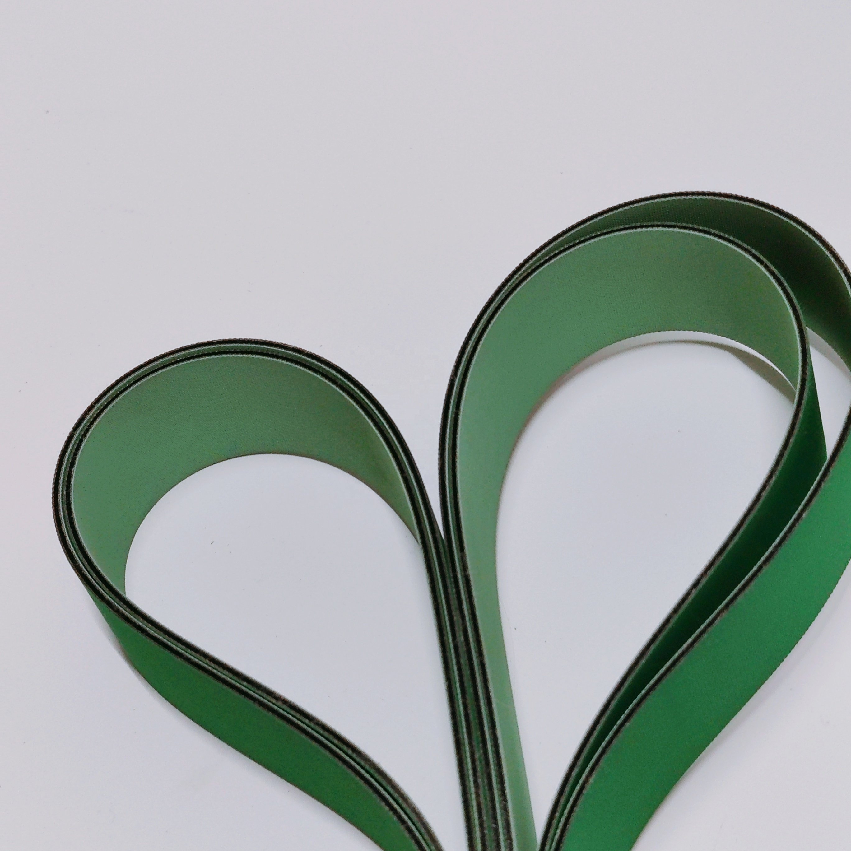 Flat Belt Friction Resistant Transmission Belt Customized 1670*40 of Carding Machine Green/green Machined Parts Textile Machine
