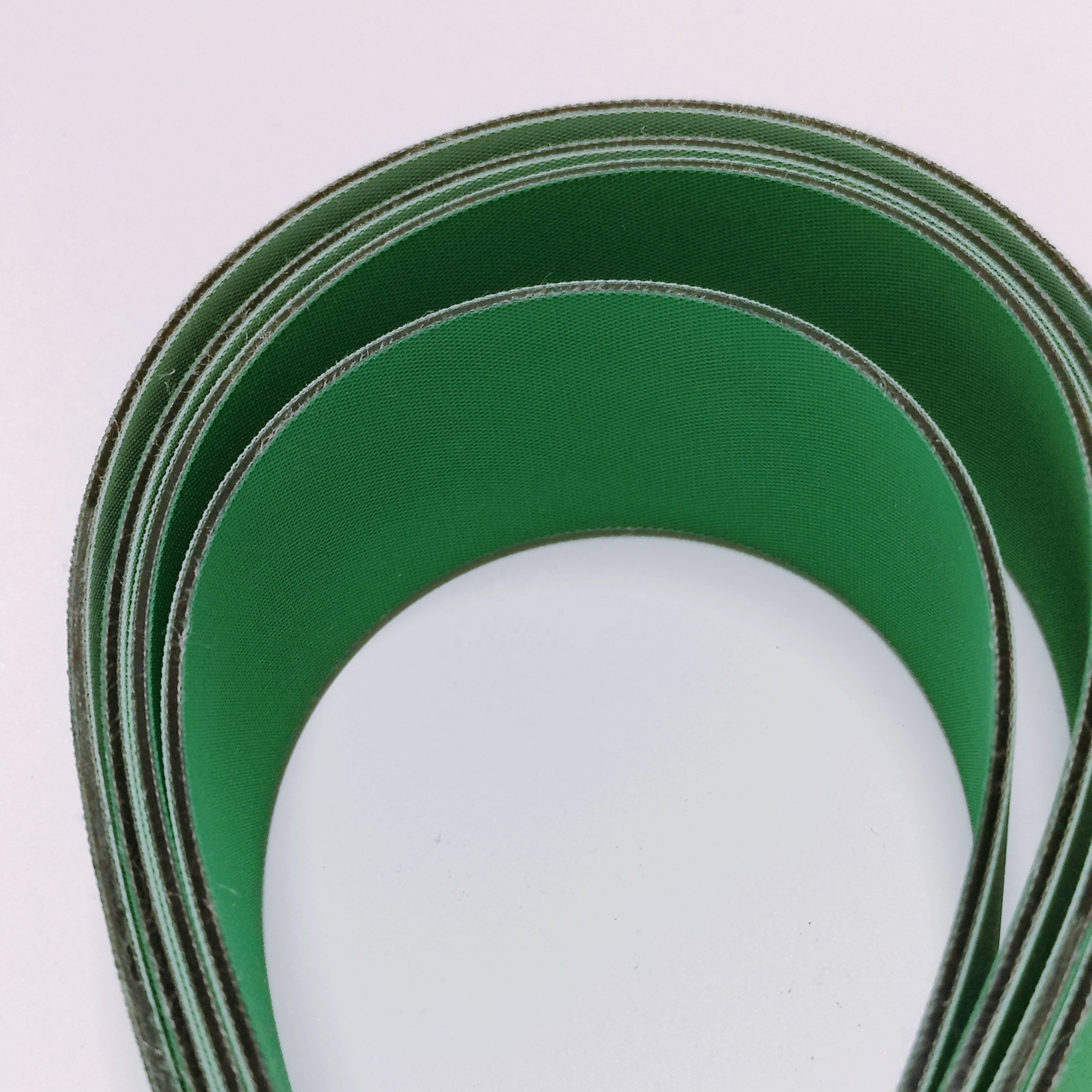 Flat Belt Friction Resistant Transmission Belt Customized 1670*40 of Carding Machine Green/green Machined Parts Textile Machine