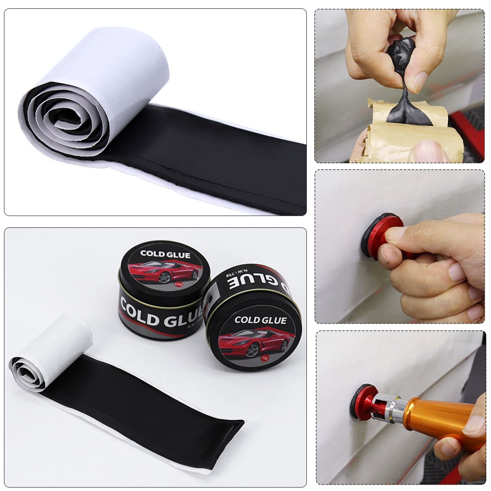 Car Dent Repair Special Paint-free Repair Black Cold Glue Butyl Glue