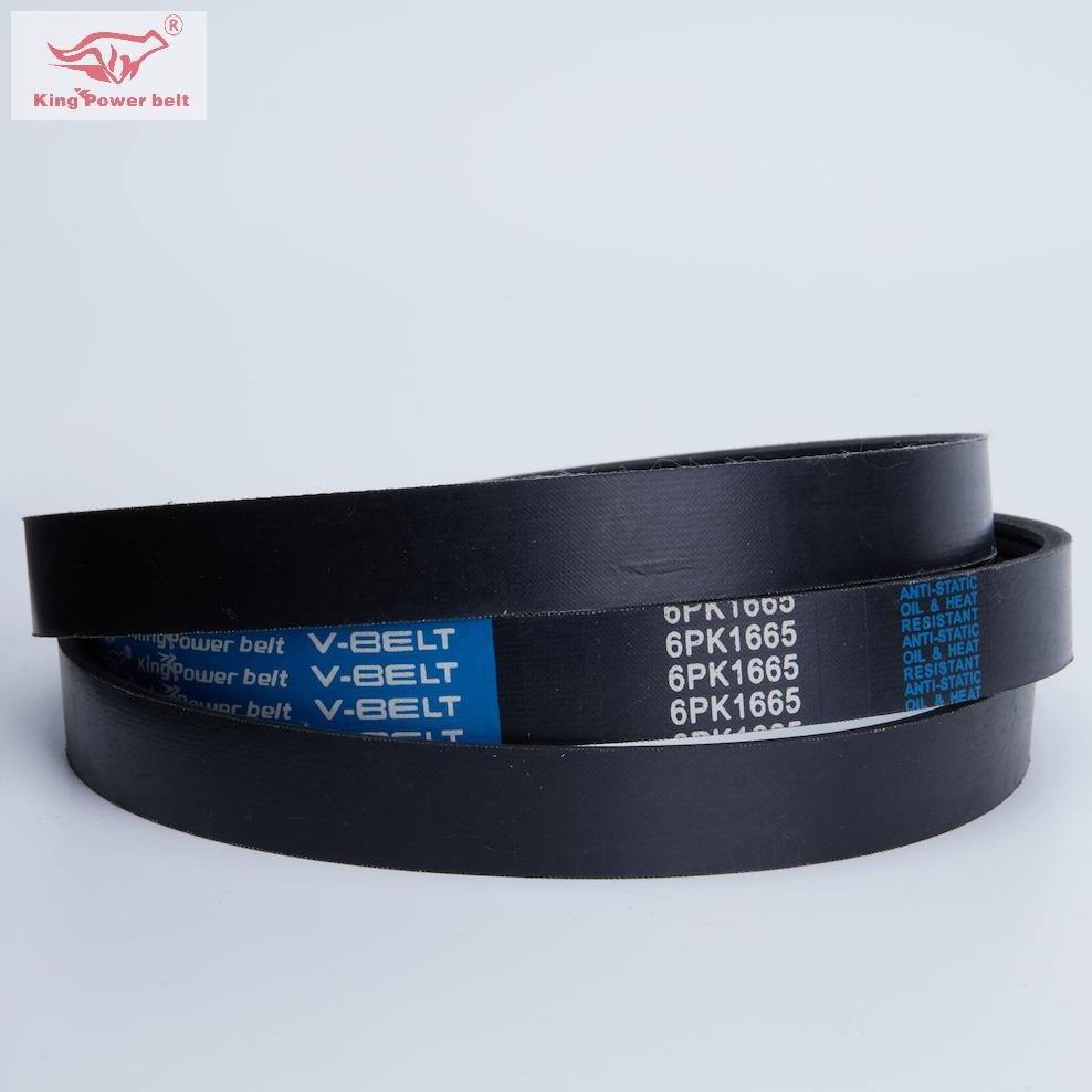 KingPower High Quality EPDM Auto V Belt Manufacturers 6PK1970 Belts Transmission Mechanic Parts Ribbed Poly PK V Belt