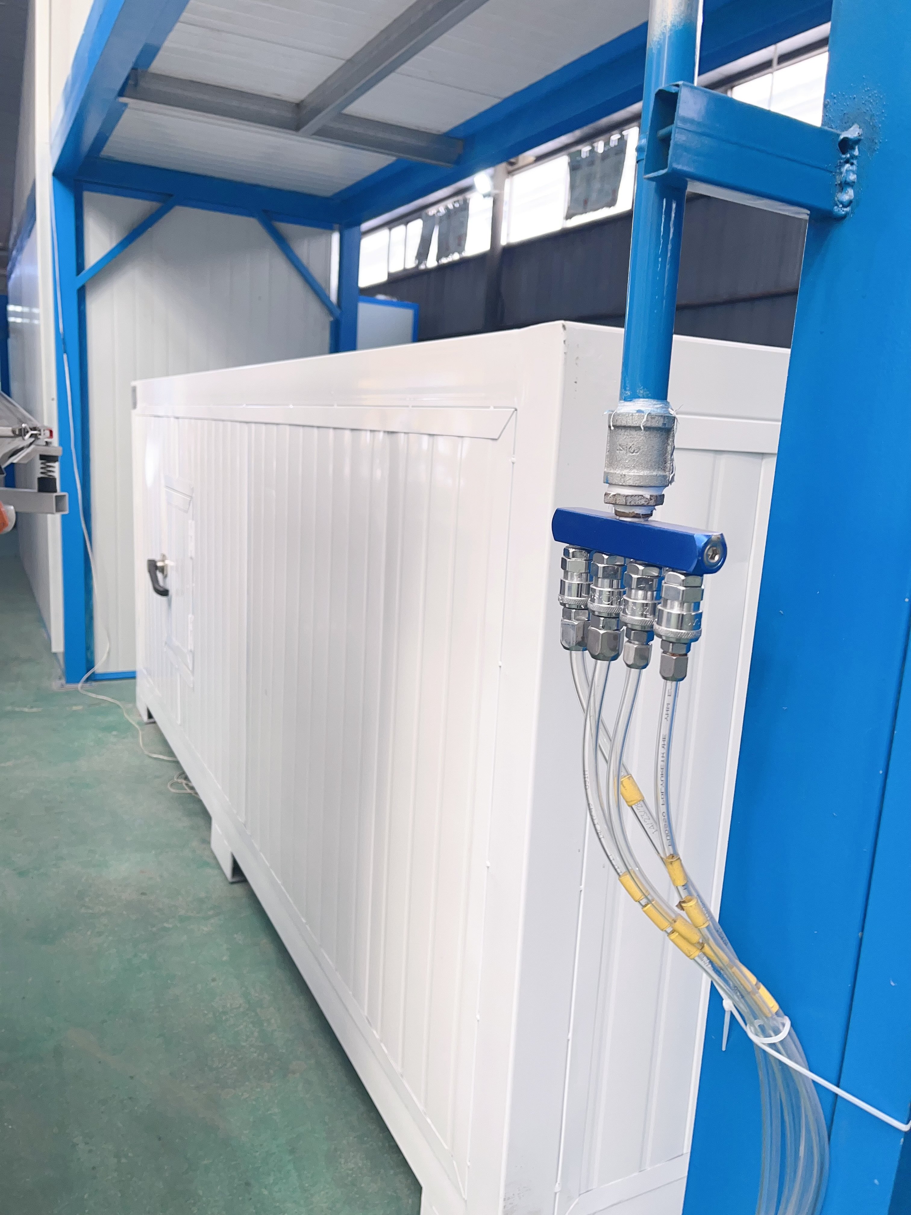 CE Automatic Electrostatic Powder Line w/ Cyclone Recovery for Auto Parts