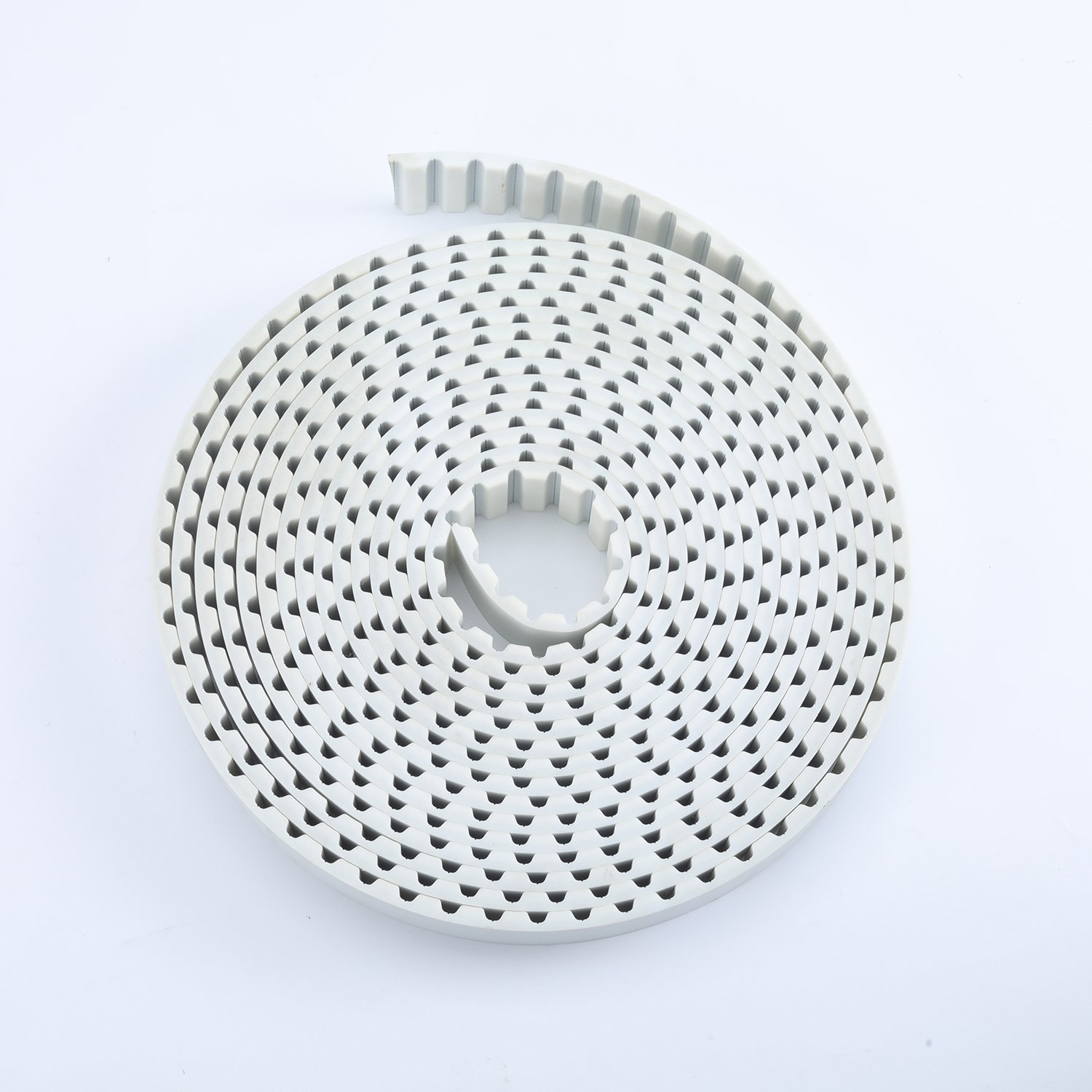 PU Timing Belt 10mm pitch AT10 Polyurethane Timing Belts AT5 /10 /20 white Open PU Belt