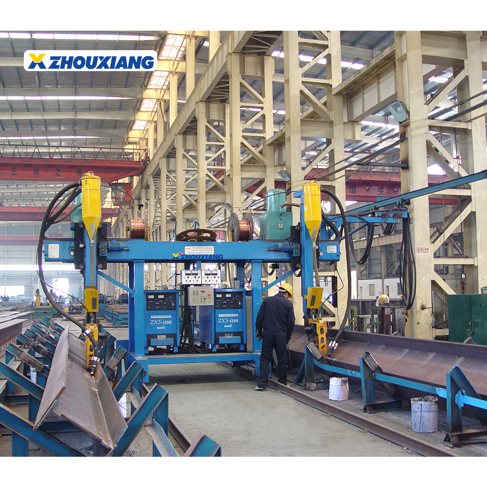 Submerged Arc Steel Structure Gantry Type Automatic H Beam Welding Making Machine