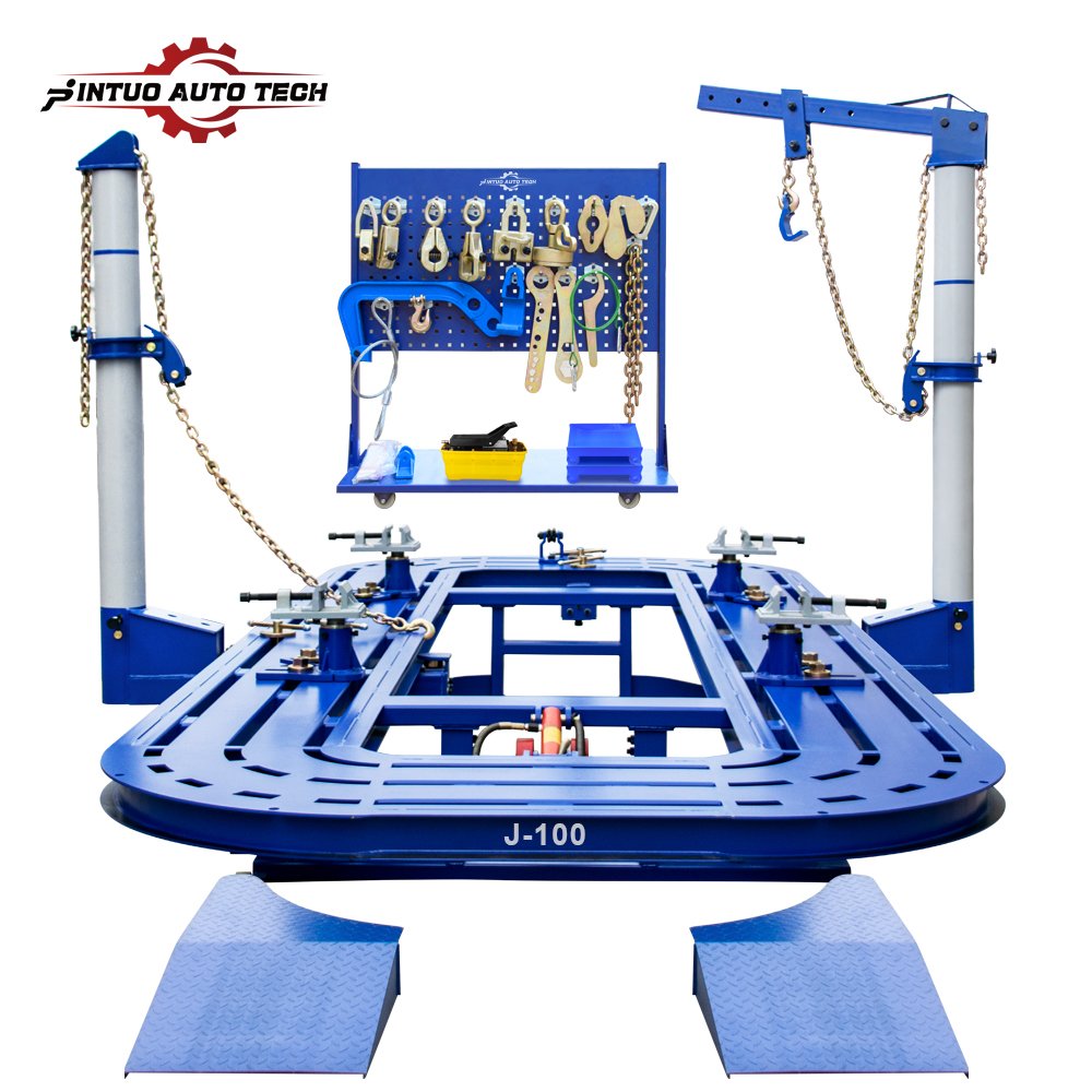 Jintuo Customize Auto Body Frame Machine /Car O Liner Frame Machine/Car Frame Pulling Machine