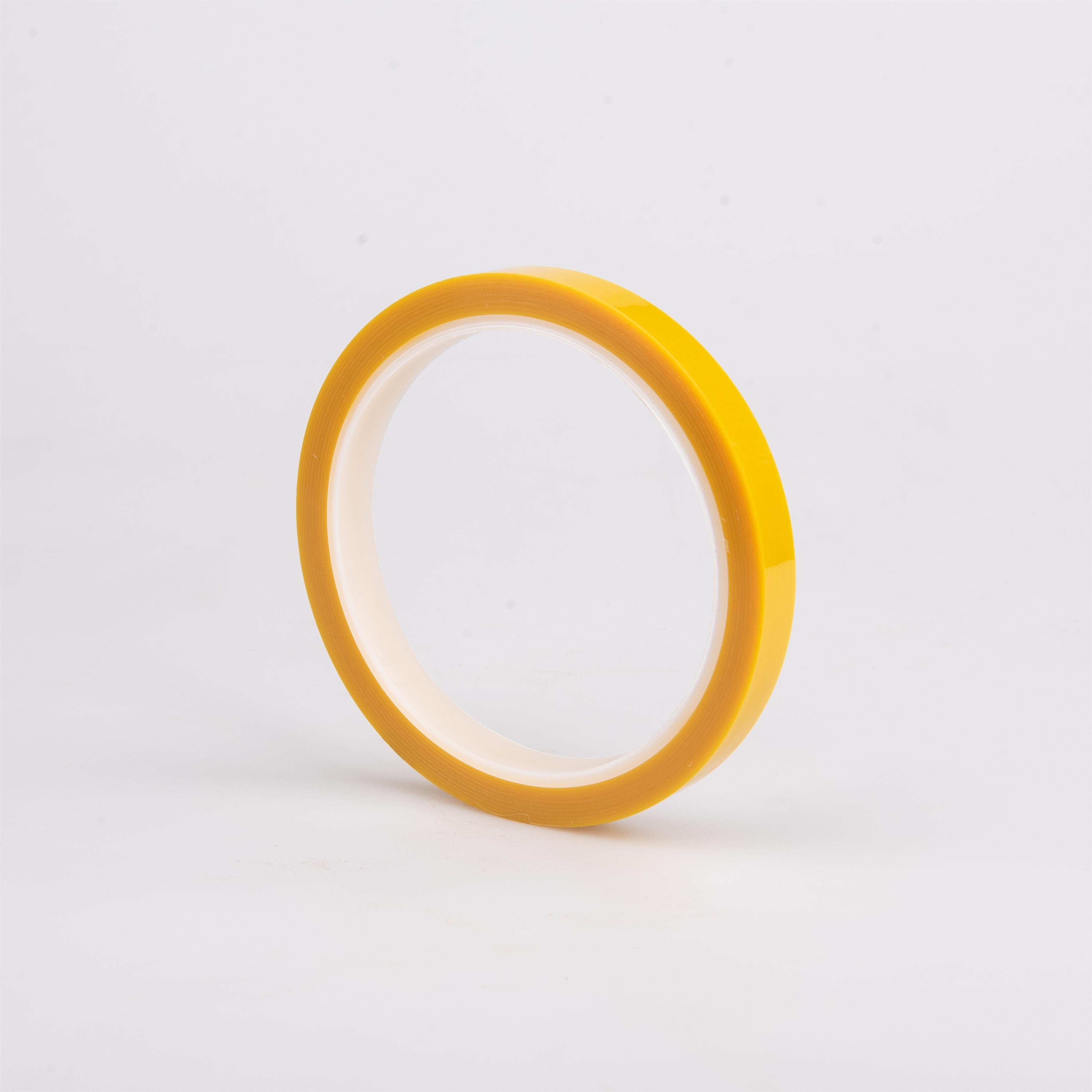 High Temperature Silicone Adhesive for Pets PET Polyester Tape Yellow High Temperature Molding Grade Feature