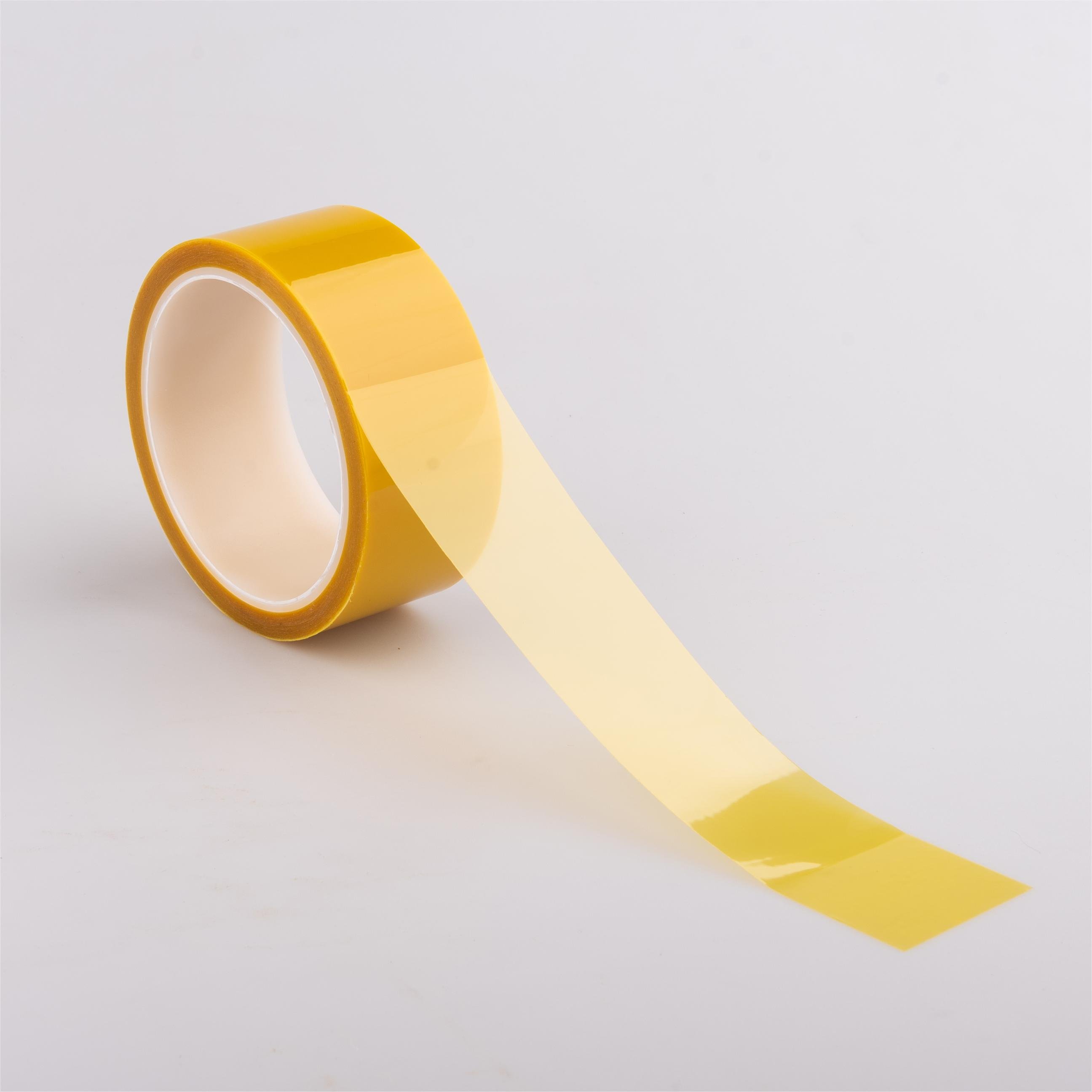 High Temperature Silicone Adhesive for Pets PET Polyester Tape Yellow High Temperature Molding Grade Feature