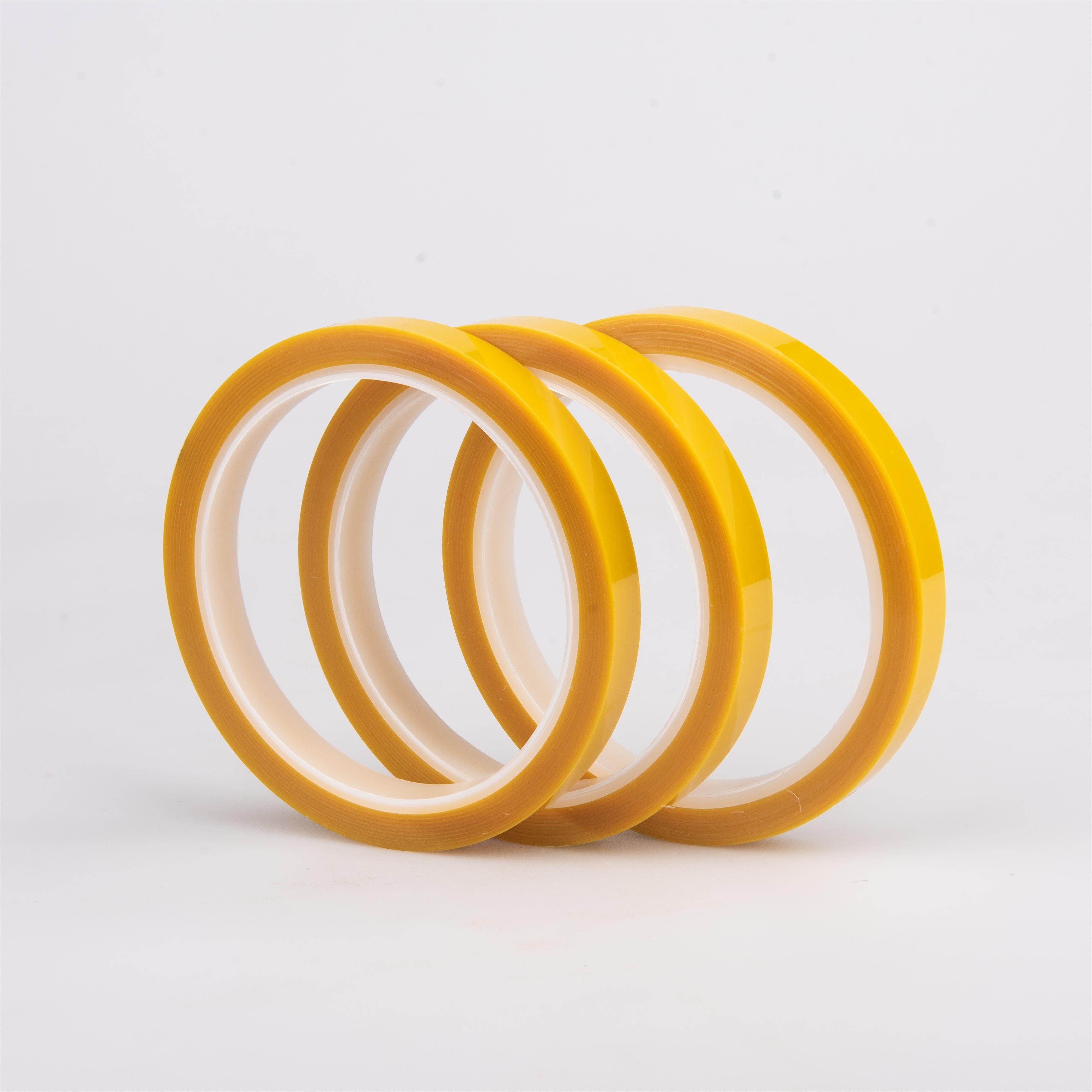 High Temperature Silicone Adhesive for Pets PET Polyester Tape Yellow High Temperature Molding Grade Feature