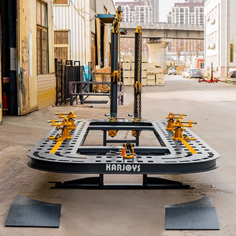 Karjoys Auto Frame Machine with Three Towers Car Repair Straighten Bench Car Girder Calibrator