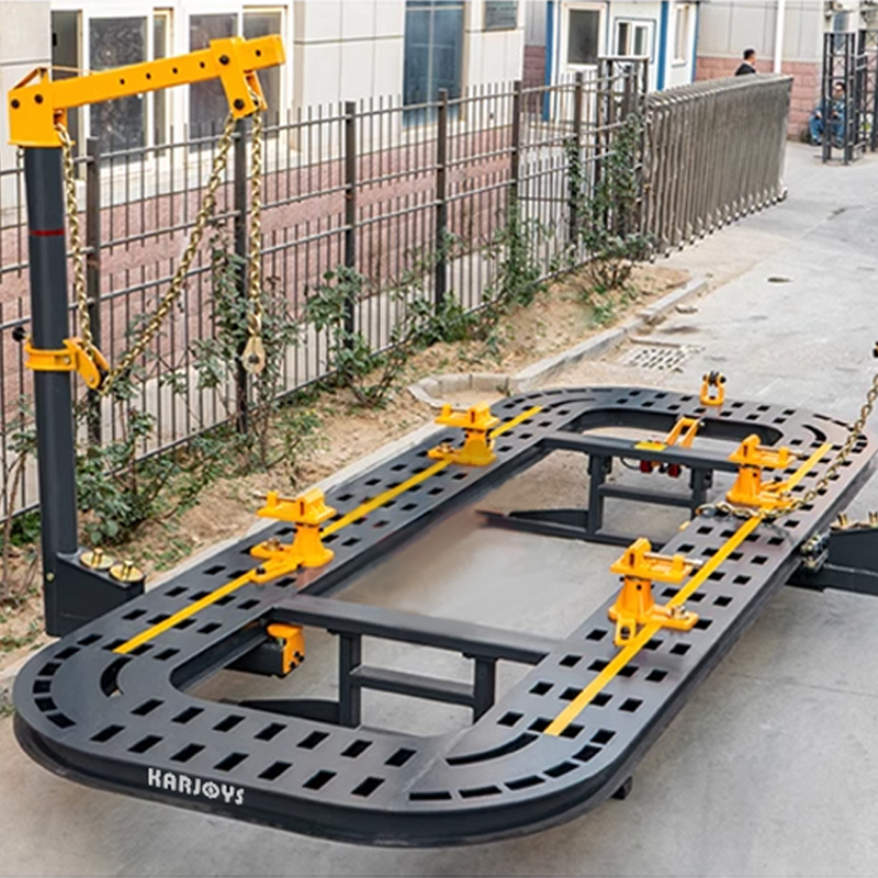 Karjoys Auto Frame Machine with Three Towers Car Repair Straighten Bench Car Girder Calibrator