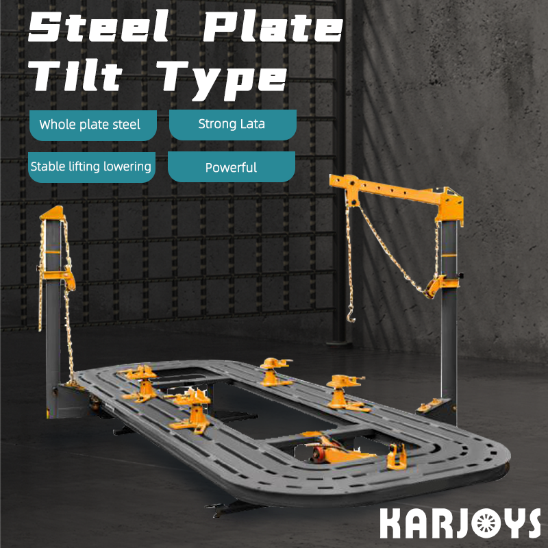 Karjoys Auto Frame Machine with Three Towers Car Repair Straighten Bench Car Girder Calibrator