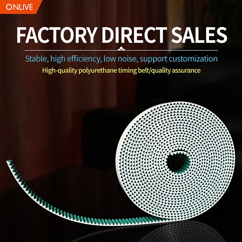 Factory Direct Sales Rpp5M Type Stable High Efficiency Low Noise Support Customization Polyurethane Timing Belt