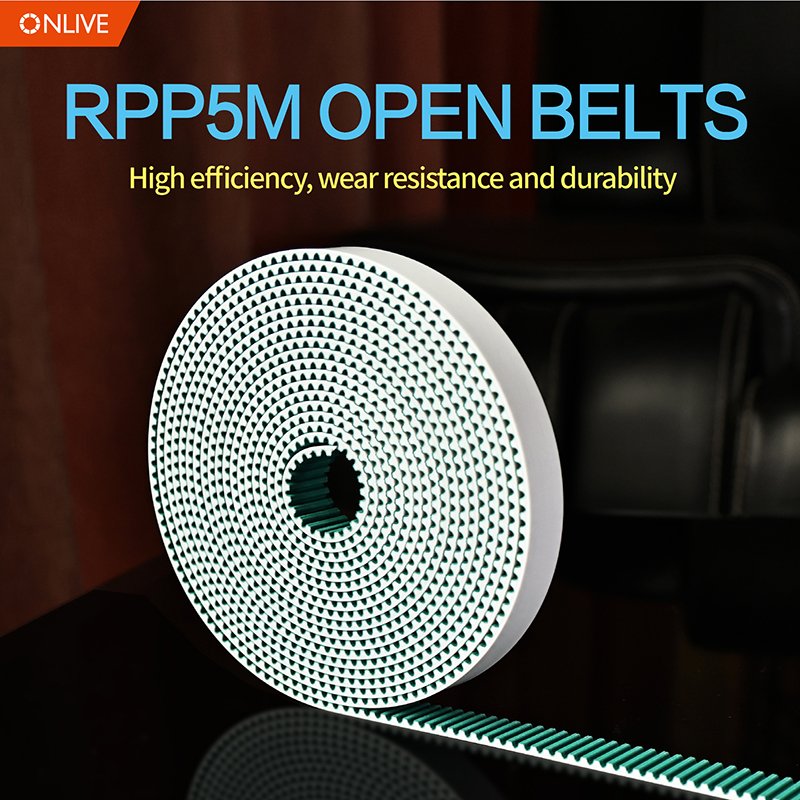 Factory Direct Sales Rpp5M Type Stable High Efficiency Low Noise Support Customization Polyurethane Timing Belt