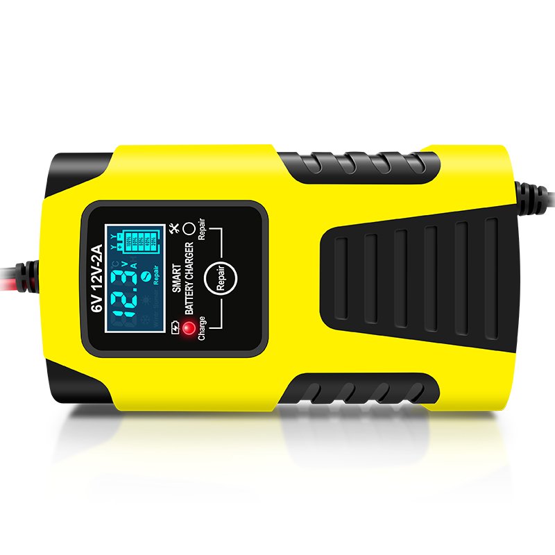 E-FAST Factory best price LCD Display Smart Battery charger car 12V Automobile and motorcycle universal battery charger