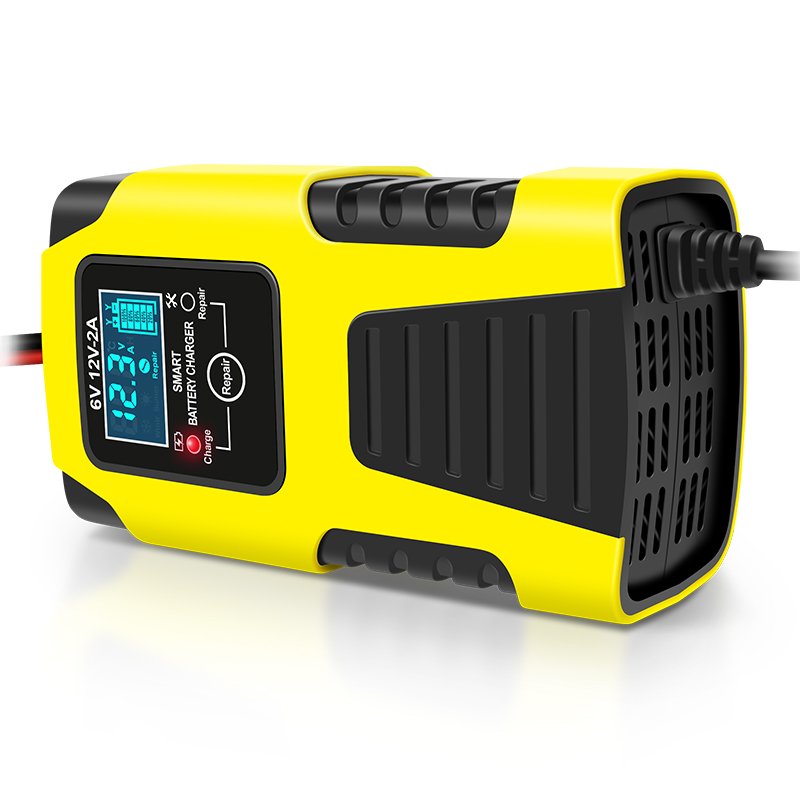 E-FAST Factory best price LCD Display Smart Battery charger car 12V Automobile and motorcycle universal battery charger