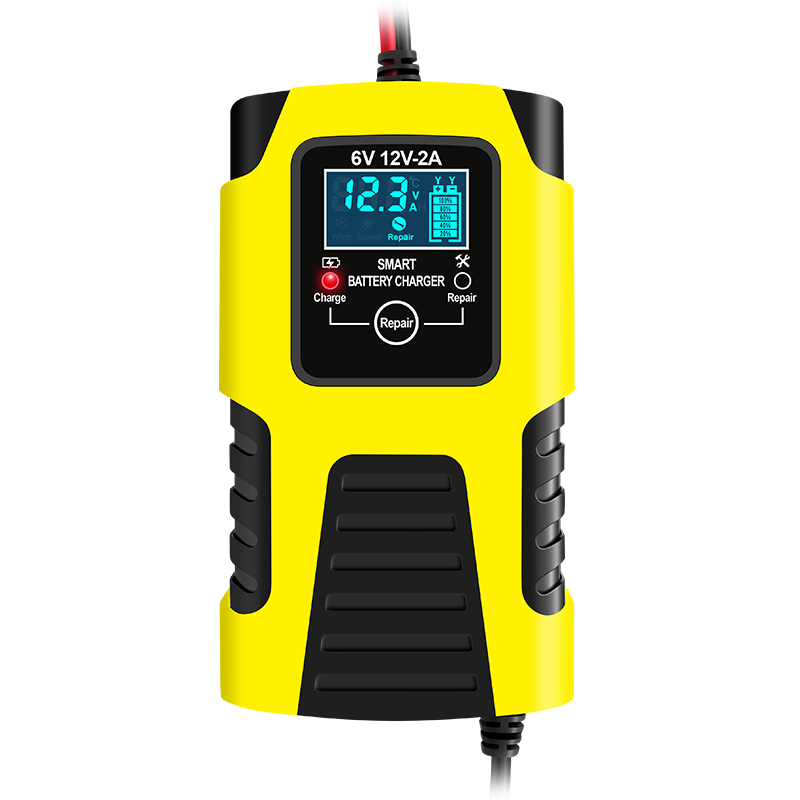 E-FAST Factory best price LCD Display Smart Battery charger car 12V Automobile and motorcycle universal battery charger