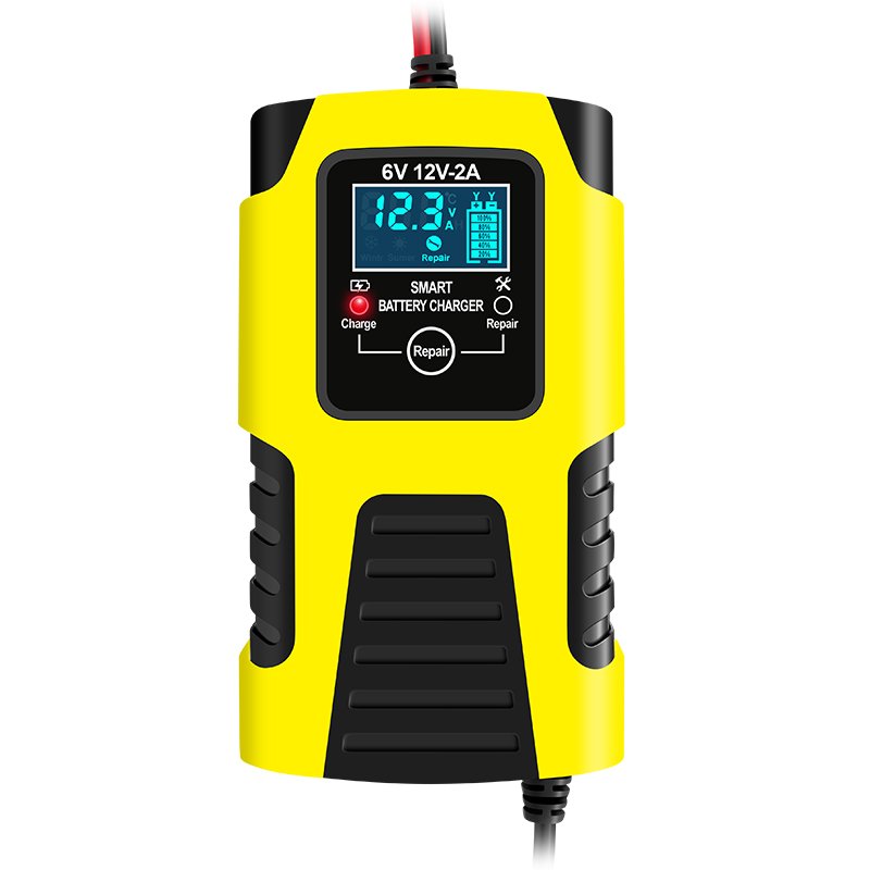 E-FAST Factory best price LCD Display Smart Battery charger car 12V Automobile and motorcycle universal battery charger